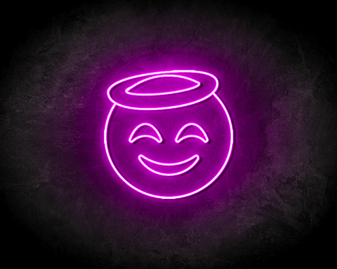 Smiley Angel led neon sign